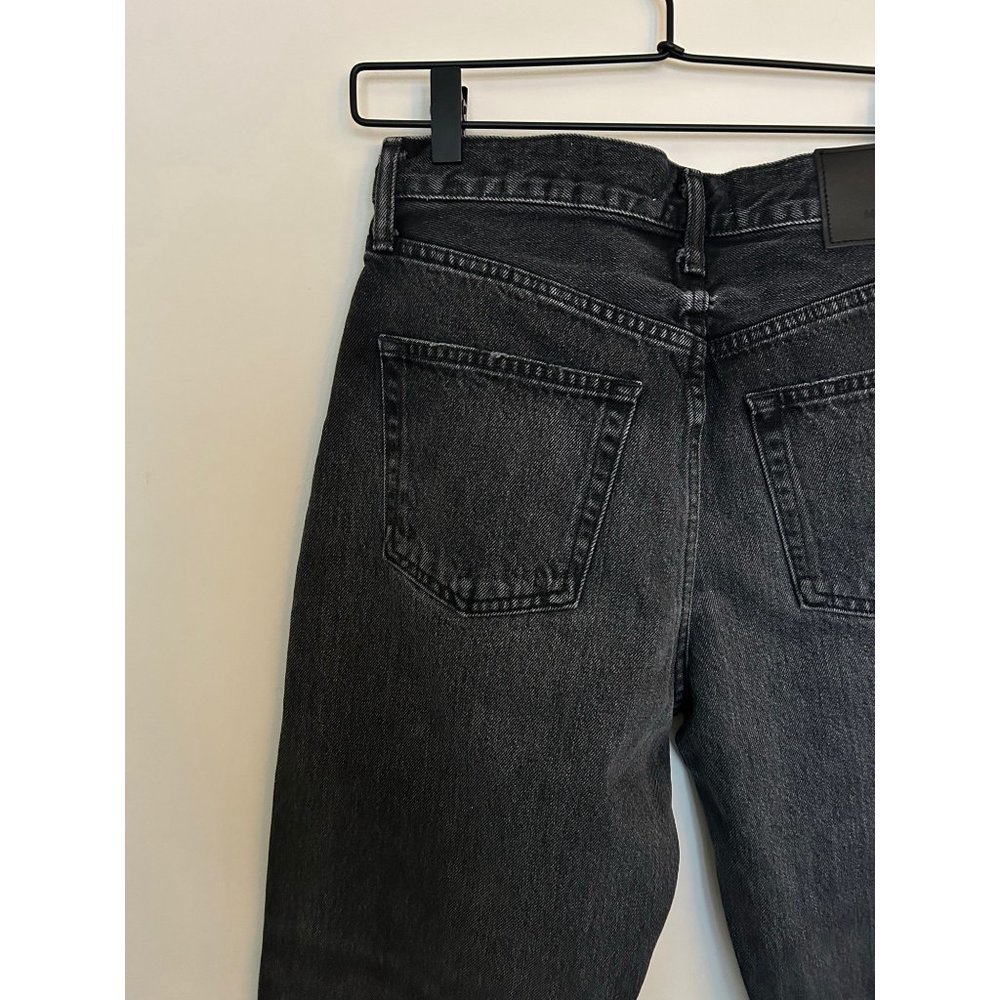 Moussy Vintage Detroit Wide Straight Leg Black Jeans NWT Size 27 - Picture 13 of 15